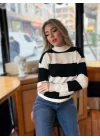 Kadın Uzun Kollu Balıkçı Yaka Triko Bluz