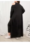 Kadın Uzun Kollu Hırka Atlet Ve Eşofman Yün Viskon üçlü Takım