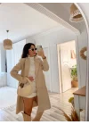 Kadın Uzun Kollu Peluş Mini Boy Elbise