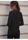 Kadın Uzun Kollu Yakalı Trikoton Gömlek