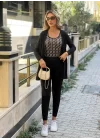 Kadın Uzun Kollukrep üçlü Takım