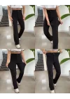 Kadın Yüksek Bel Full Likralı Krep Kumaş Pantolon