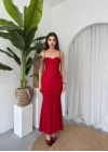 Kalıse İp Askılı Elbise