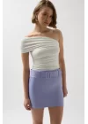 Kemerli Mini Etek