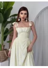 Khalesı Omuz Bağlamalı Elbise