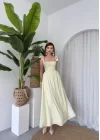 Khalesı Omuz Bağlamalı Elbise