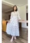 Kırmızı Gipeli Vual Elbise