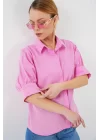 Kısa Kol Gömlek 20312 - Pembe