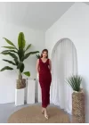 Kren Gül Detaylı Elbise
