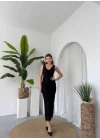 Kren Gül Detaylı Elbise