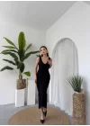 Kren Gül Detaylı Elbise