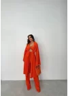 KRINKILL BÜSTİYER-PANTOLON-KİMONO TAKIM - Orange