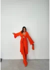 KRINKILL BÜSTİYER-PANTOLON-KİMONO TAKIM - Orange