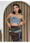 Lara Transparan Midi Etek