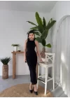 Lers Çiçek Detaylı Elbise