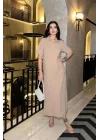 Manque Polo Yaka Yırtmaçlı Elbise 2689-8