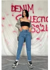 Mavi Boru Paça Jeans Pantolon