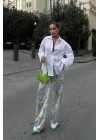 Mirian Sırt Dekolteli Gömlek 3228-08