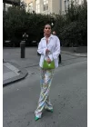 Mirian Sırt Dekolteli Gömlek 3228-08