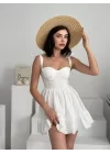 Monika Omuz Bağlamalı Elbise