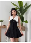 Ness Düğmeli Elbise