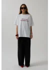 Ön Baskılı Oversize T-Shirt