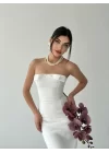ÖNÜ KURDALELİ KAELM ELBİSE