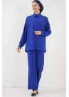 Örme Tesettür Alt Üst Takım 6711 - Saks