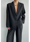 Oversize Ceket - Siyah