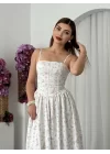 Pars İp Askılı Elbise
