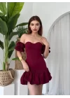 Peyda Straplez Elbise