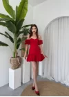 Peyda Straplez Elbise