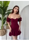 Peyda Straplez Elbise