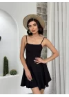 Pole İp Askılı Elbise