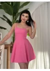 Pole İp Askılı Elbise