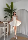 Pole İp Askılı Elbise