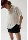 Polo Yaka TransparanT-Shirt
