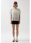 Polo Yaka TransparanT-Shirt