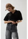 Polo Yaka TransparanT-Shirt