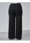 Poly Viscose Full Lycra Beli̇ Lasti̇kli̇ Battal Pantolon