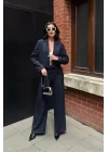 Renata Çizgili Pantolon Takım 9568-24