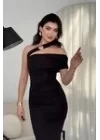 Reta Çapraz Omuz Elbise