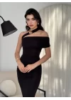 Reta Çapraz Omuz Elbise
