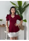 Safe Kalp Detaylı Elbise