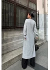 Sandy Düğmeli Uzun Hırka 5100-23