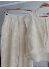 Shalina Süzüne Nakışlı Crop Takım 9796-08