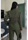 Sırt Dantel Detay Premium Takım Elbise 10031