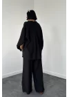 Zümrüt Alice Gömlek Ve Bol Kesim Pantolon Takım