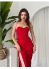 Stor Gül Detaylı Elbise