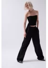 Straplez Dokulu Crop
